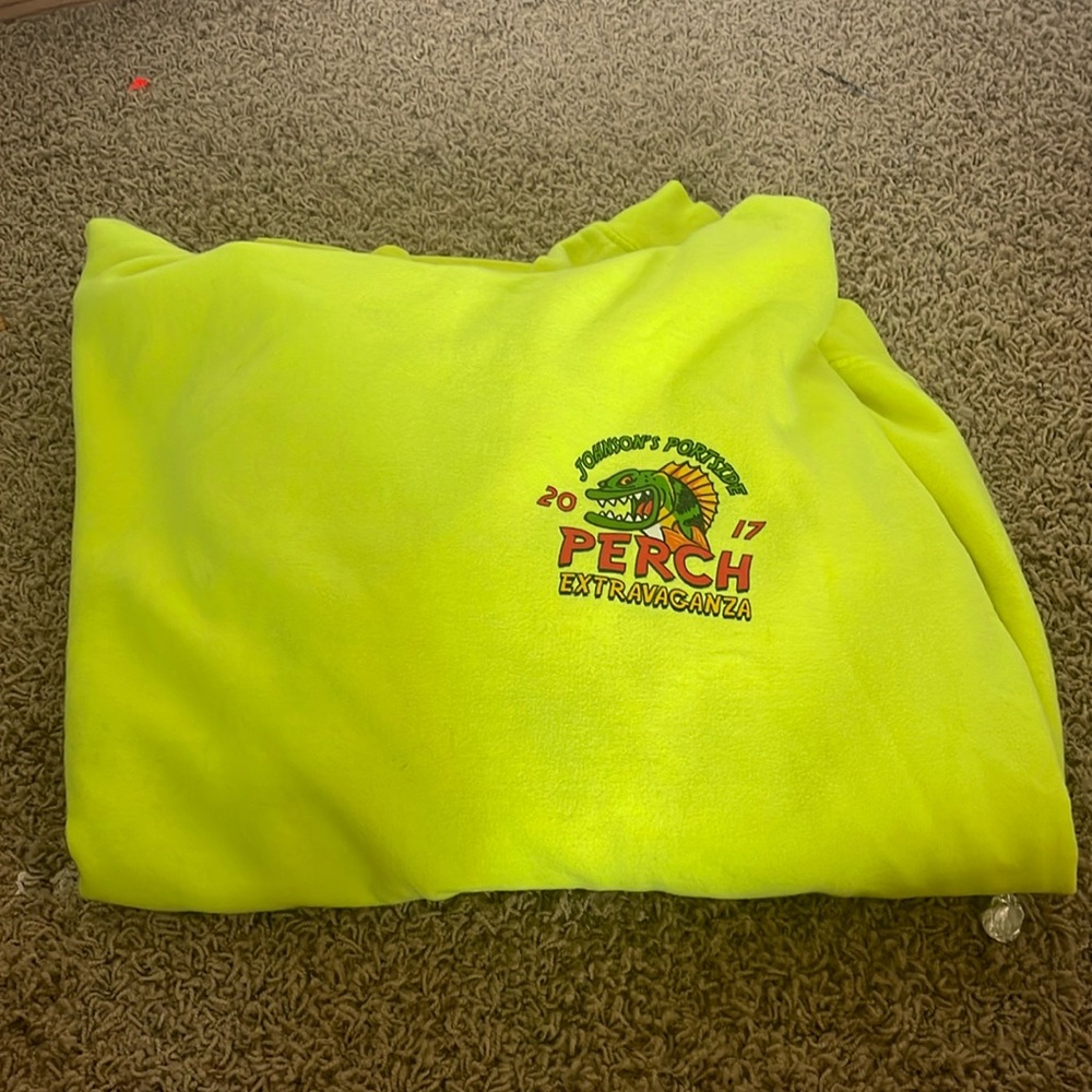 Neon perch hoodie